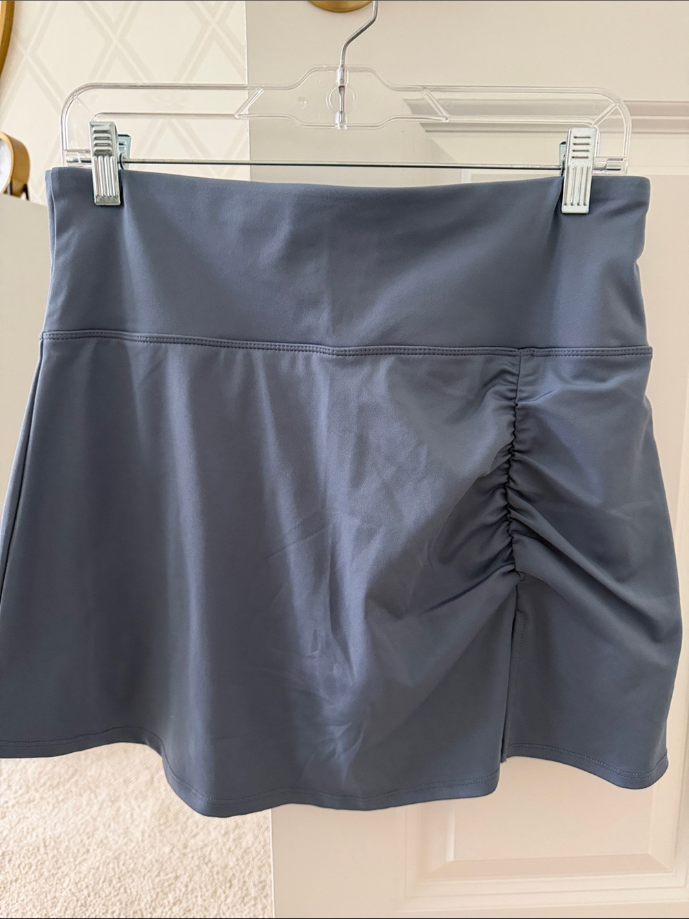 Marika Slate Blue Circle Skort with Side Ruching
